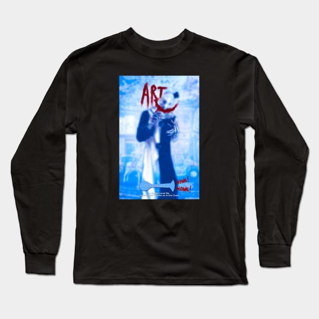 Art The Clown Poster in TDK style Long Sleeve T-Shirt by ThatJokerGuy